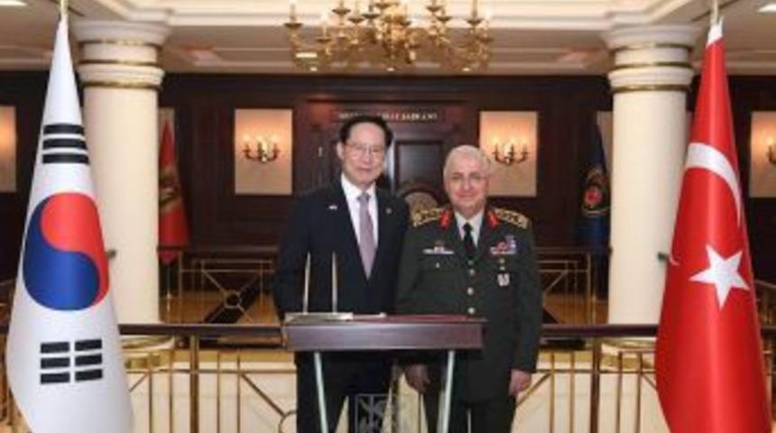 Koreli Savunma Bakanı, Genelkurmay Başkanı Orgeneral G&uuml;ler&rsquo;i Ziyaret Etti
