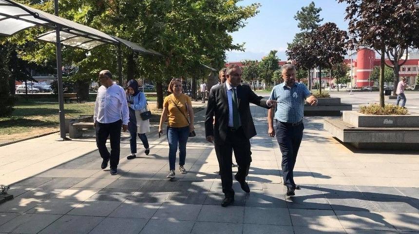 &Ccedil;alışmaları Yerinde İnceledi