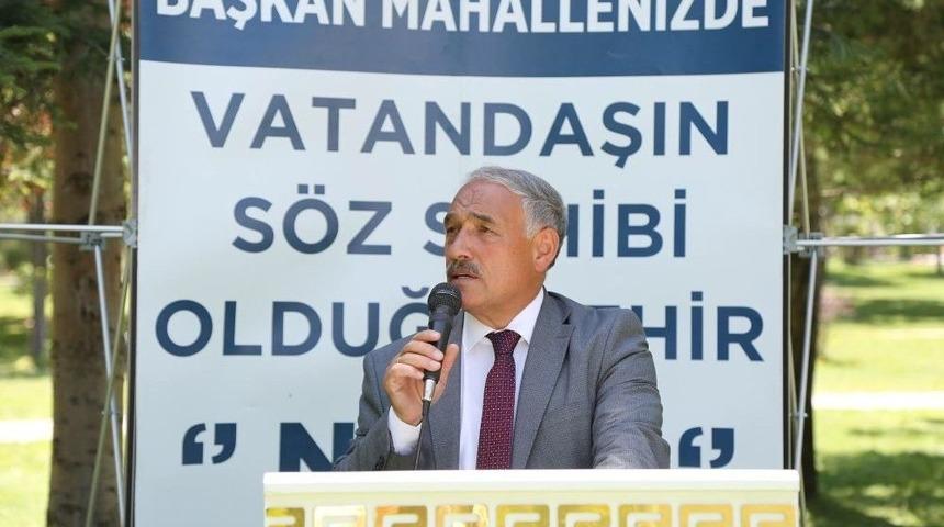 Niğde Belediyesinin Hizmet &Ccedil;adırı Aşağı Kayabaşı Mahallesinde