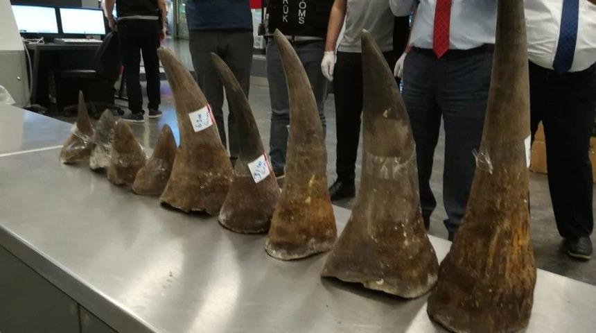 Atat&uuml;rk Havalimanı&rsquo;nda Gergedan Boynuzu Yakalandı