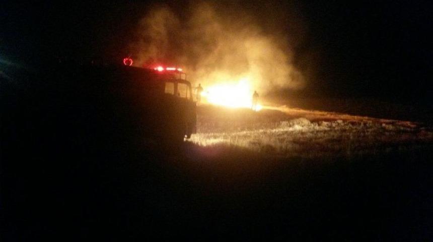 Anız Yangını Paniğe Neden Oldu