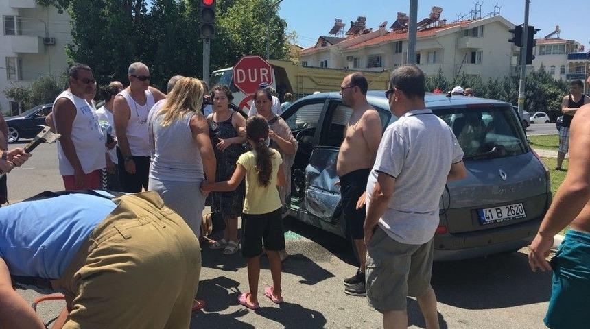 Edremit’te Kaza: 2 Yaralı