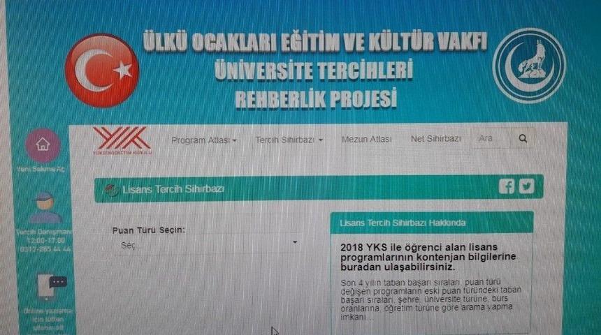 &Uuml;lk&uuml; Ocakları, &Uuml;niversite Adaylarına Tercih Danışmanlığı Yapacak