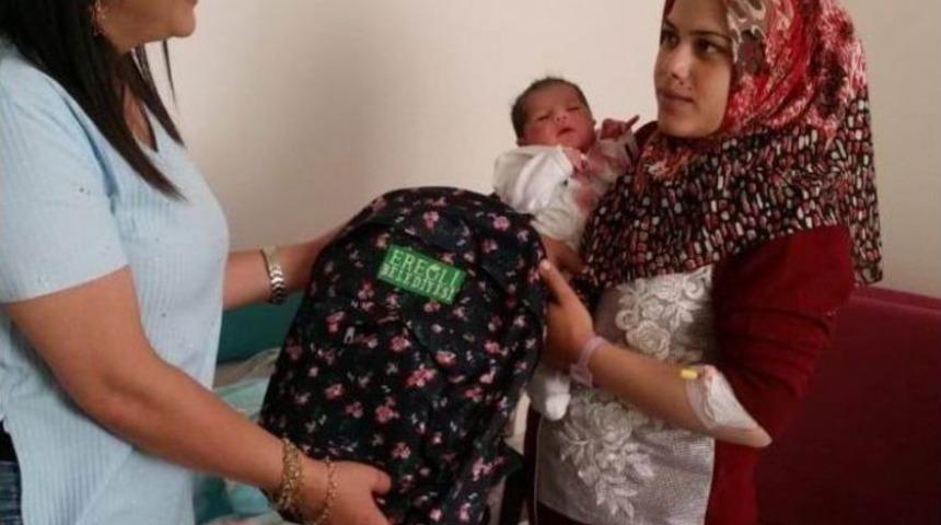 Ereğli Belediyesinden Yenidoğan Bebeklere Hediye
