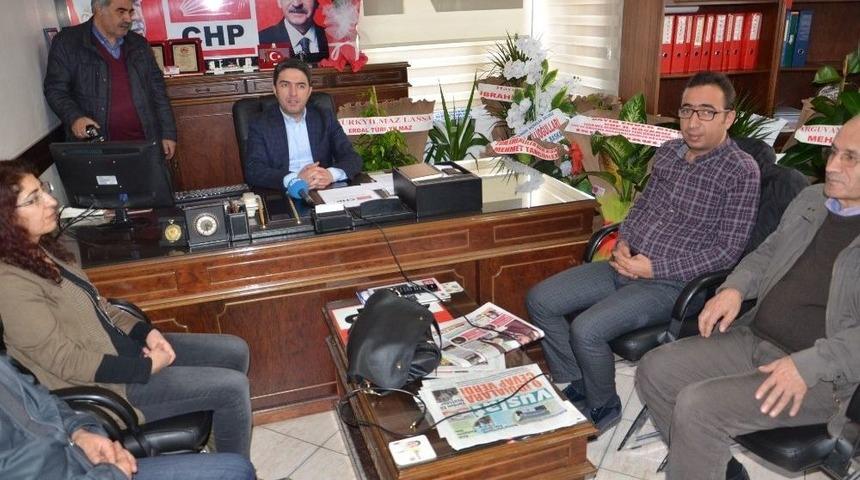 Eğitim-sen&rsquo;den Chp&rsquo;ye Hayırlı Olsun Ziyareti