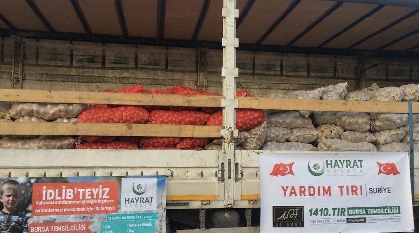 Bin 410&rsquo;uncu Tır Suriye İ&ccedil;in Yola &Ccedil;ıktı