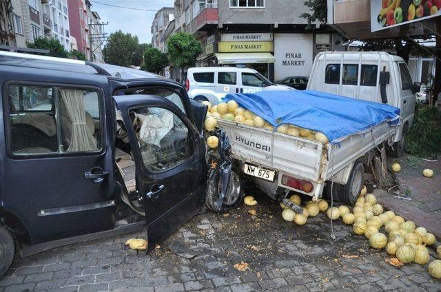 Alkollü Sürücü Duran Araca Çarptı