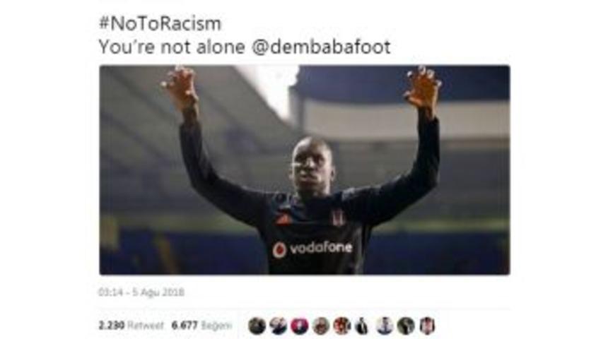 Beşiktaş&rsquo;tan Demba Ba&rsquo;ya: "yalnız Değilsin"