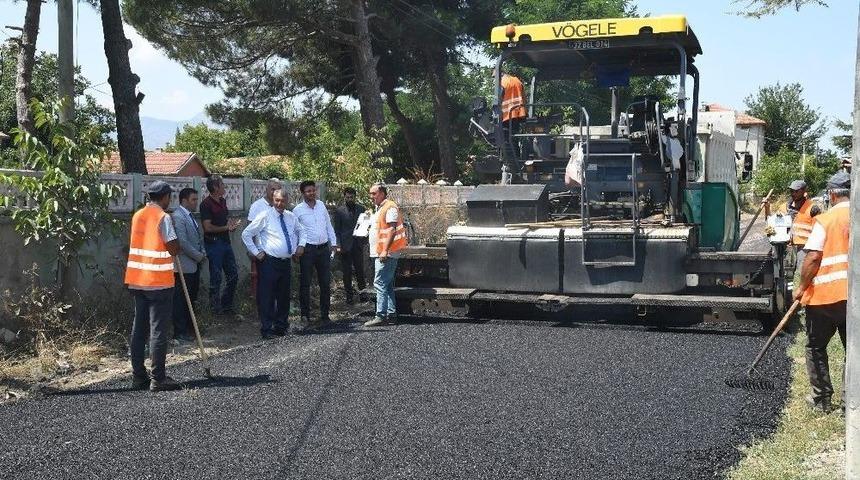 Yazıs&ouml;ğ&uuml;t K&ouml;y Yolu Asfaltlandı