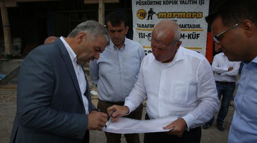 Başkan &Ccedil;elik, Erciyes&rsquo;te Yapılan &Ccedil;alışmalarla İlgili İncelemelerde Bulundu