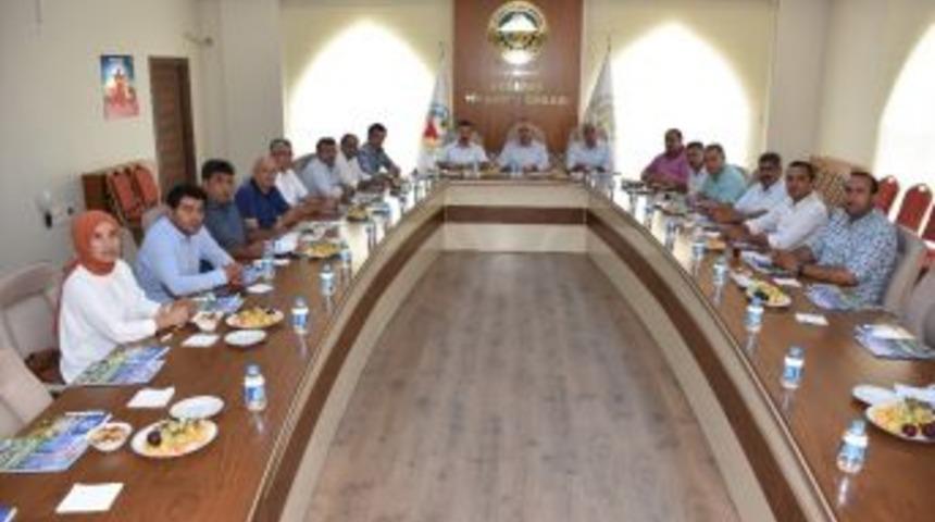 Aksaray İl Genel Meclis &Uuml;yeleri Ticaret Borsasıyla İstişare Yaptı