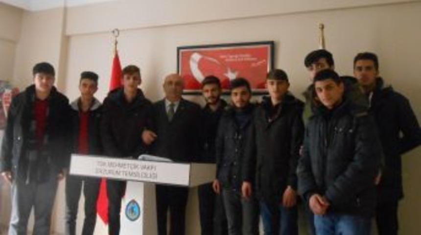 Erzurum Lisesi &Ouml;ğrencilerinden Mehmet&ccedil;ik Vakfı&rsquo;na Ziyaret
