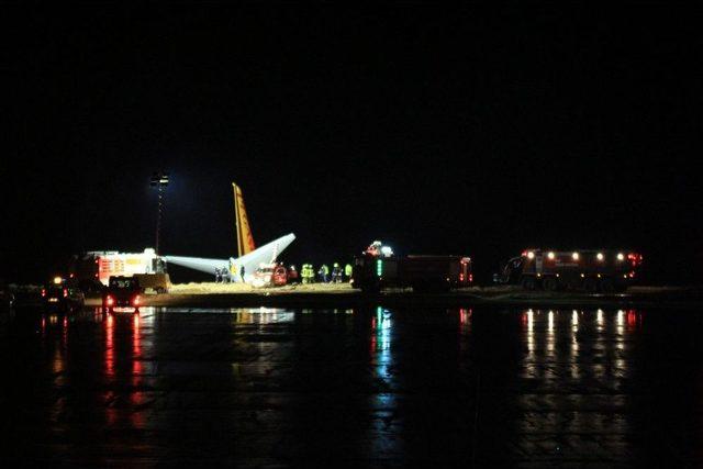 Pegasus Havayolları Trabzon’da Pistten Çıkan Uçakları İle İlgili Açıklama Yaptı