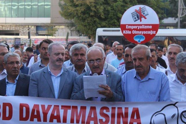 Abd’nin Ekonomik Baskıları Van’da Protesto Edildi