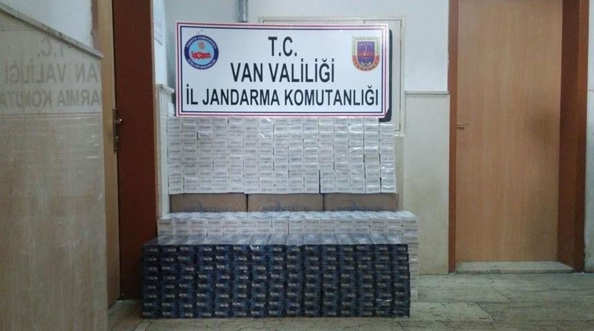 Van&rsquo;da 18 Bin 535 Paket Ka&ccedil;ak Sigara Ele Ge&ccedil;irildi