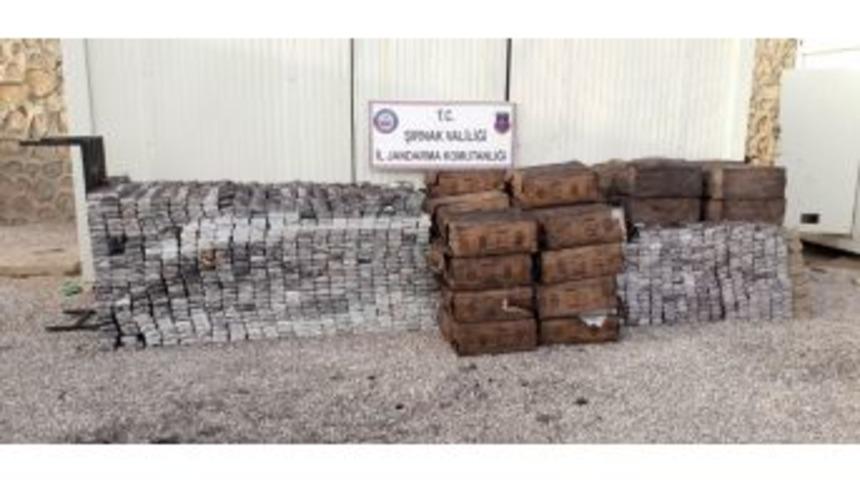 Şırnak&rsquo;ta 41 Bin 180 Paket Ka&ccedil;ak Sigara Ele Ge&ccedil;irildi