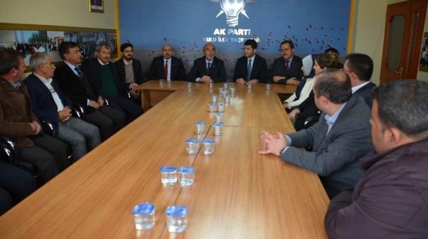 Ak Parti Konya İl&ccedil;e Ziyaretlerine Başladı
