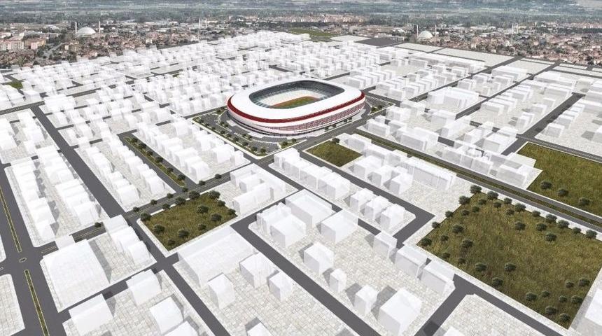 13 Şubat Şehir Stadında Yenilenme &Ccedil;alışmaları Devam Ediyor