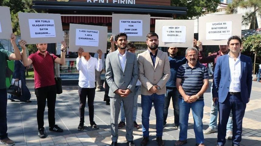 Sp İl Gen&ccedil;lik Kolları&rsquo;ndan &lsquo;ulaşım Biletlerine Zam&rsquo; Tepkisi
