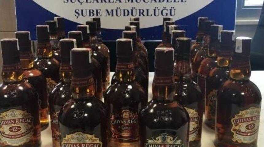 Eskişehir&rsquo;de 27 Şişe Ka&ccedil;ak İ&ccedil;ki Ve 10 Cep Telefonu Ele Ge&ccedil;irildi