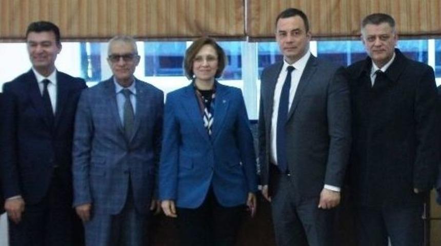 Depboylu Ve Akın&rsquo;dan Atb Başkanı &Ccedil;ondur&rsquo;a Hayırlı Olsun Ziyareti