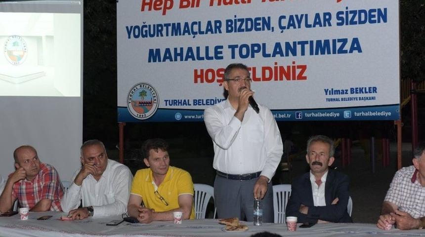 Turhal&rsquo;da Mahalle Toplantıları Devam Ediyor