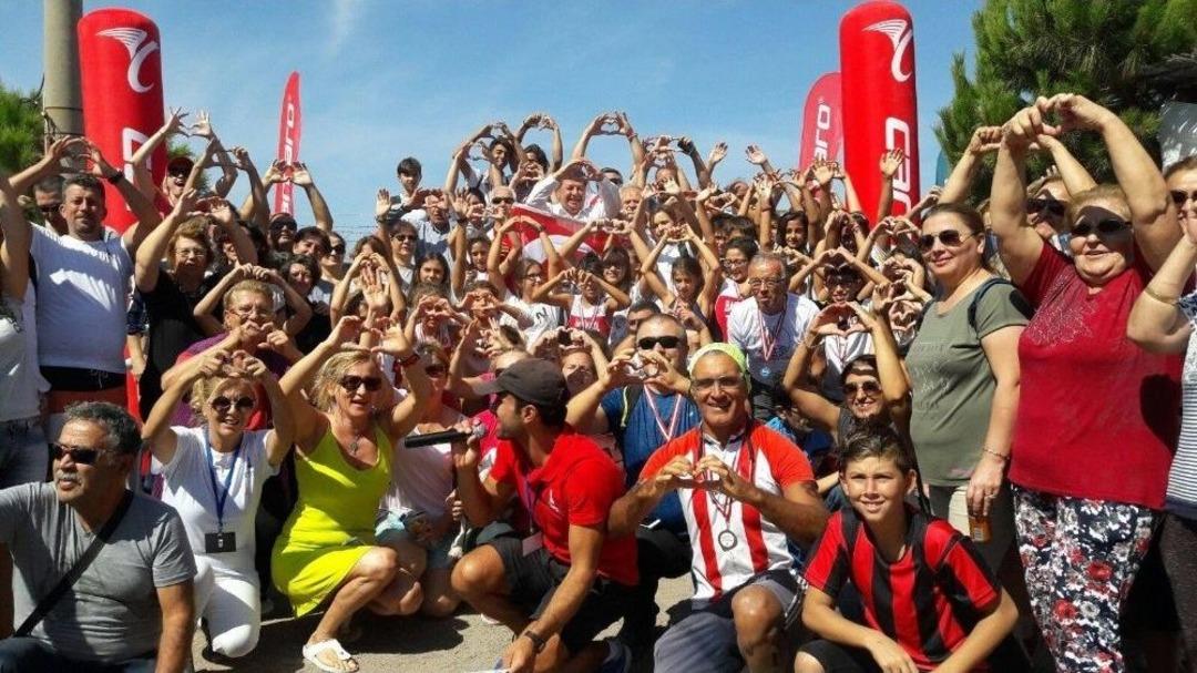 Dikili&rsquo;de Aquatlon Yarışlarına Yoğun İlgi