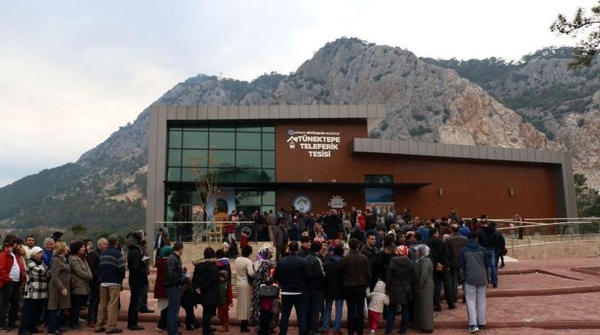 Antalya Teleferik 2017&rsquo;de 350 Bin Kişiyi Zirveye Taşıdı
