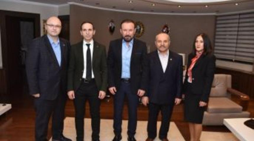 Başkan Doğan, Eğitim Bir Sen&rsquo;i Ağırladı