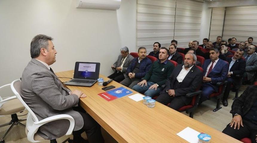 Başkan Palancıoğlu Eğitim-bir Sen &Uuml;yeleriyle Buluştu