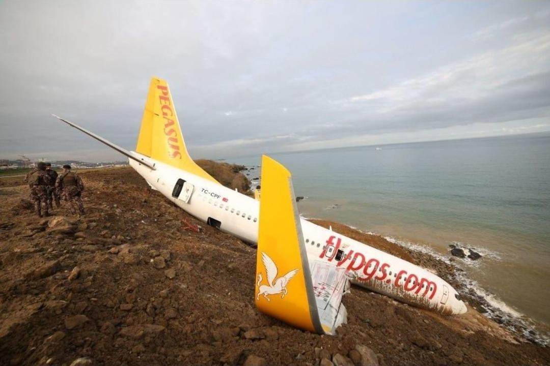 Pegasus Havayolları Yetkilileri Pistten &Ccedil;ıkan U&ccedil;akları İle İlgili Trabzon&rsquo;a Gelerek İnceleme Başlattı