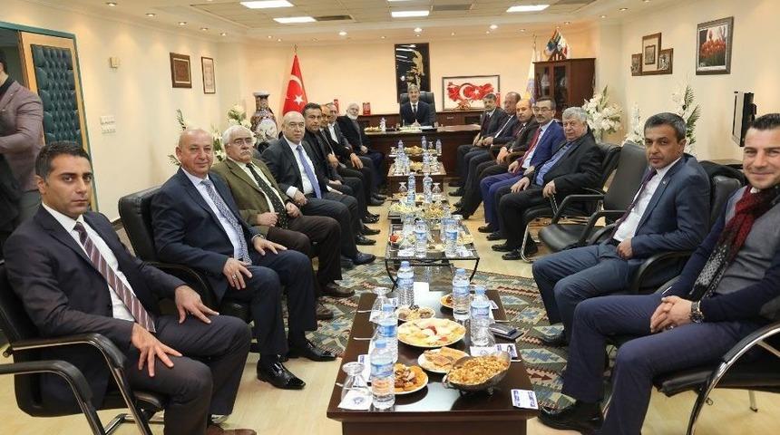 Başkan Şirin Mis Y&ouml;netim Kurulunu Ağırladı