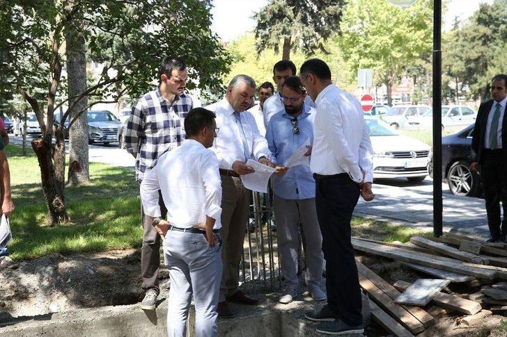 Başkan Çelik Asri Mezarlıkta İncelemelerde Bulundu G2