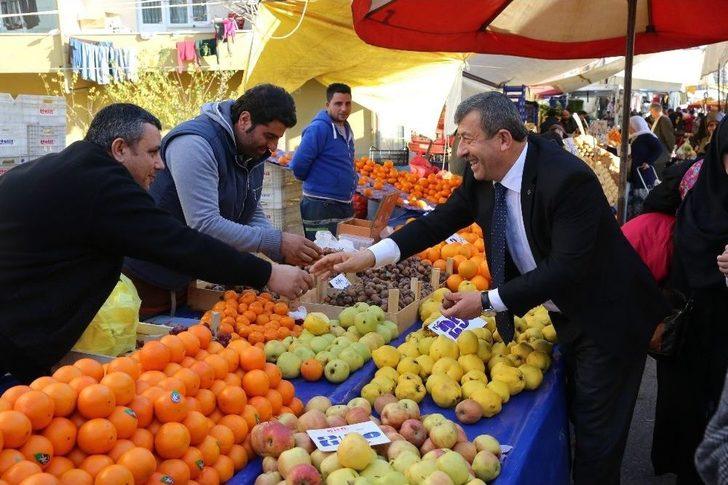 Başkan Karabacak’tan Pazar Ziyareti