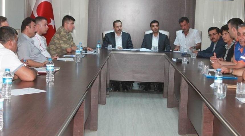 Elbeyli Konteyner Kentte Koordinasyon Toplantısı Yapıldı