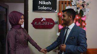 Nikah Dairesinde 08.08.2018 Yoğunluğu