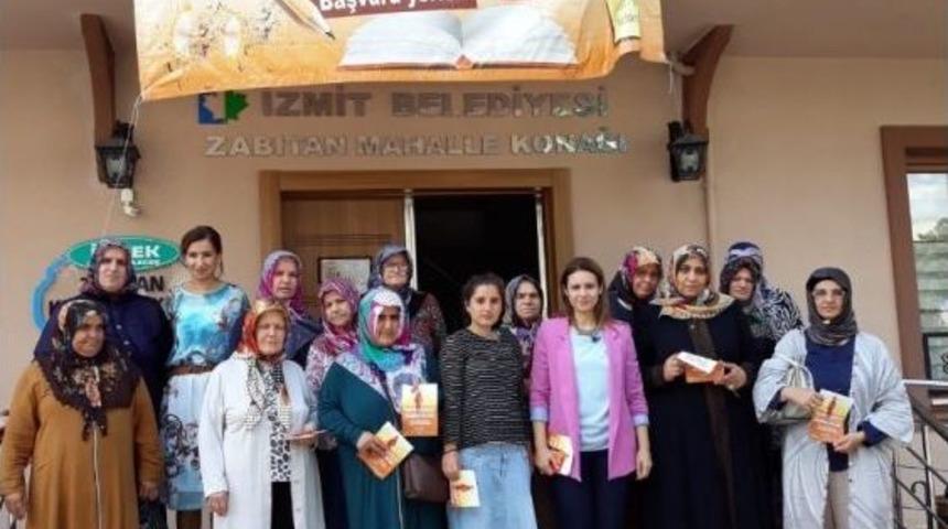 İzmit’te Kadınlar Bilgilendiriliyor