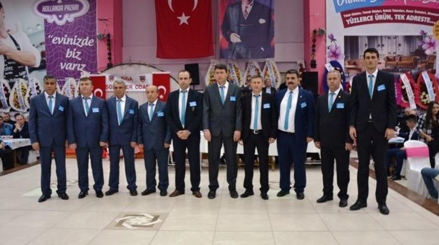 Biga Şof&ouml;rler Ve Otomobilciler Esnaf Odası Başkanlığı Se&ccedil;imlerini, Sait Tanur Kazandı