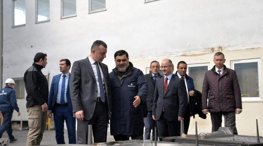 Vali B&uuml;y&uuml;kakın Boz&uuml;y&uuml;k Osb&rsquo;de İncelemelerde Bulundu