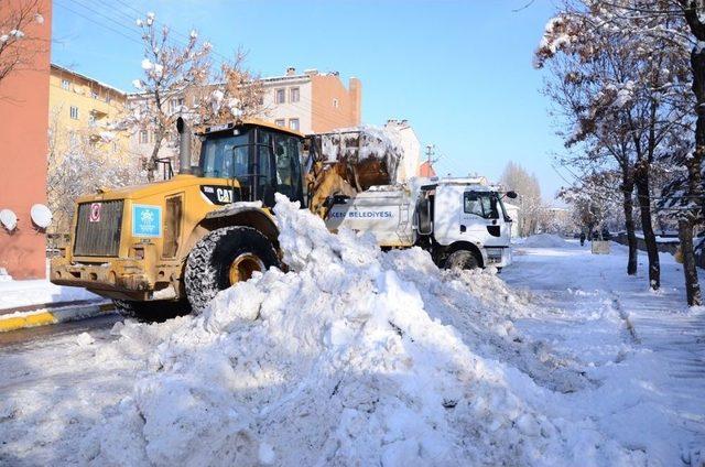Palandöken Belediyesi’nden Kar Yağışına Anında Müdahale