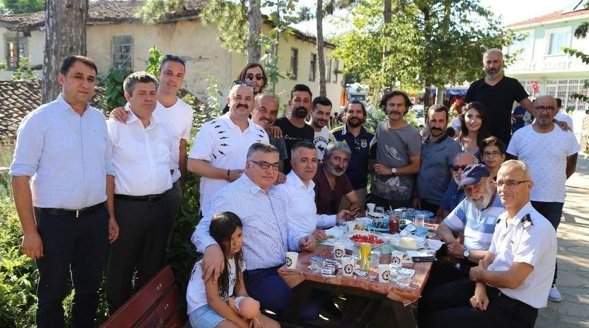 Vali Bilgin Ve Başkan Kesimoğlu&rsquo;ndan Film Setine Ziyaret