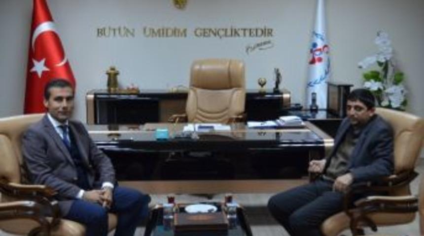 Başkan Aslan M&uuml;d&uuml;r Keleş&rsquo;ten Projeler Hakkında Bilgiler Aldı