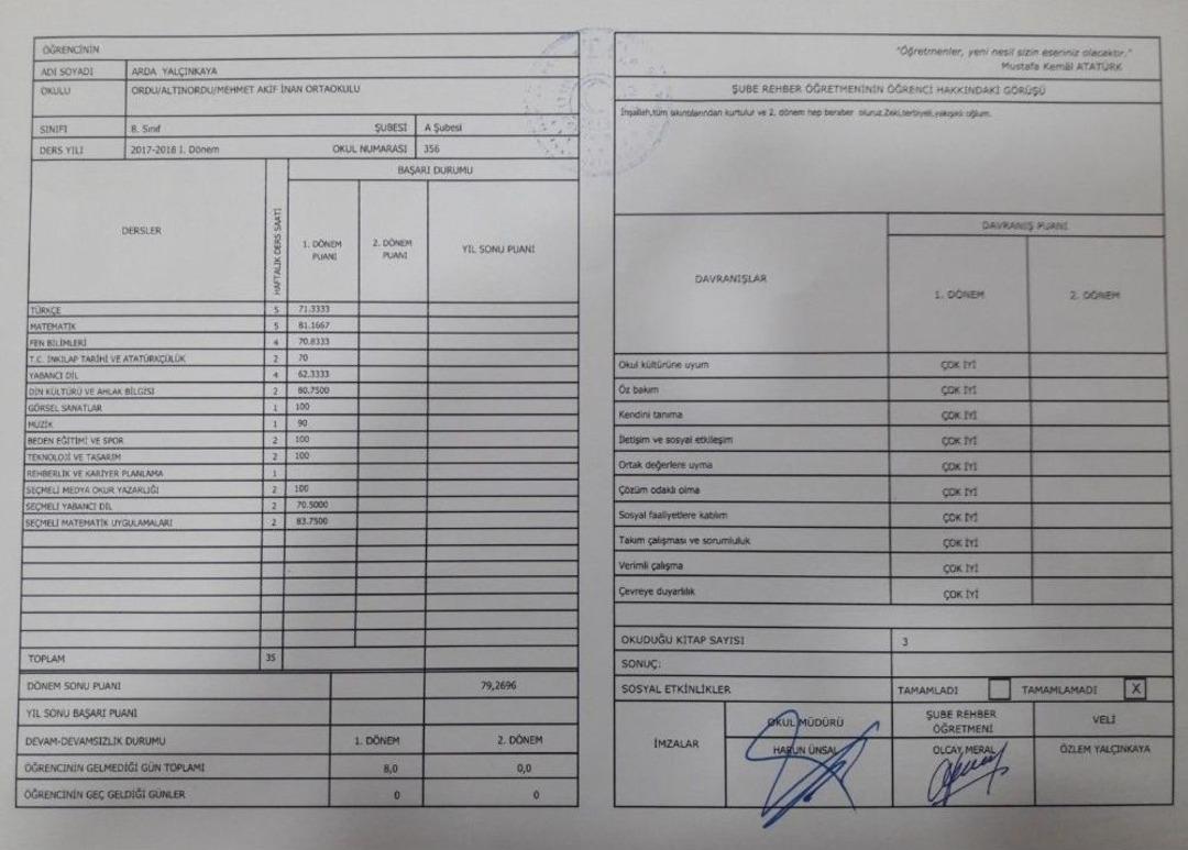 Karne Heyecanını Yaşayamadı