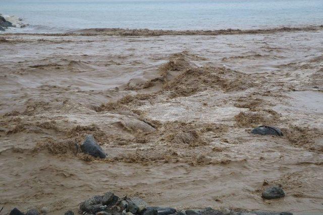 Rize’de Dereler Taştı