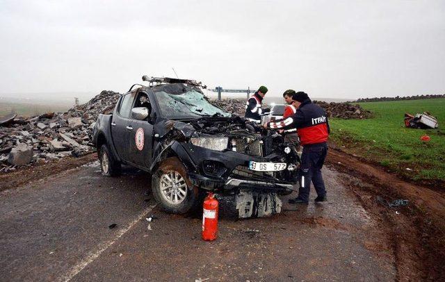 Yangına Müdahaleye Giden İtfaiye Ekibi Kaza Yaptı: 2 Yaralı