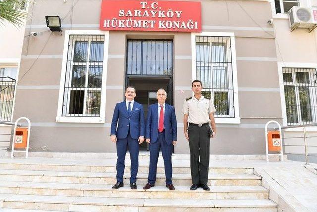 Vali Karahan, Sarayköy’de İncelemelerde Bulundu