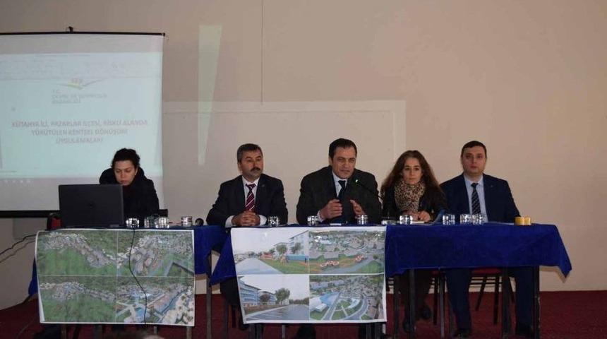 Pazarlar&rsquo;da Kentsel D&ouml;n&uuml;ş&uuml;m Bilgilendirme Toplantısı