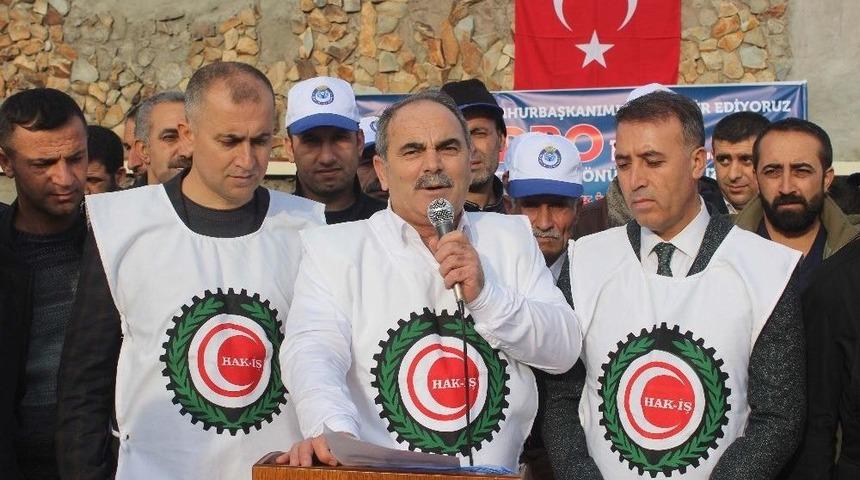 Muş&rsquo;ta Taşeron İş&ccedil;ilerinin Kadro Sevinci