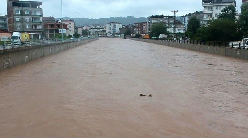 Sel Bu Kez Ünye’yi Vurdu