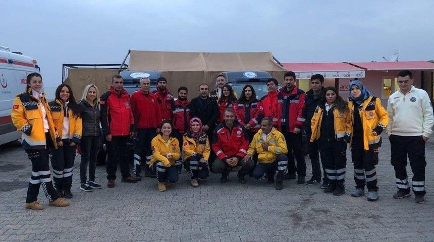 Afrin Operasyonu &Ouml;ncesi Suriye Sınırına Tıbbi M&uuml;dahale Personeli Takviyesi